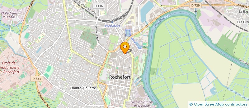 localisation de l'entreprise HOTEL RESTAURANT DU PALAIS  ROCHEFORT