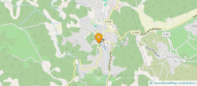 localisation de l'entreprise HOTEL RESTAURANT DU PONT D OR  BARJOLS