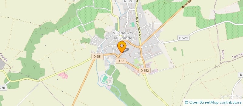 localisation de l'entreprise HOTEL RESTAURANT DUCHATEAU  VILLENAUXE-LA-GRANDE