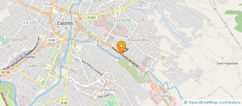 localisation de l'entreprise HOTEL RESTAURANT L'OCCITAN  CASTRES