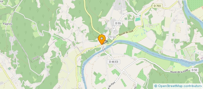 localisation de l'entreprise HOTEL RESTAURANT LA TREILLE à VITRAC