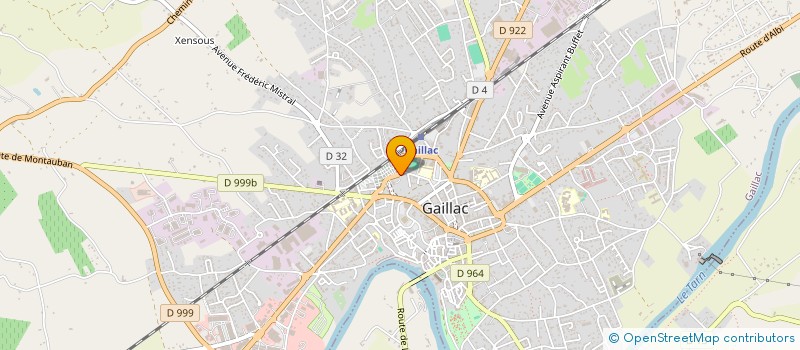 localisation de l'entreprise HOTEL RESTAURANT LA VERRERIE SARL  GAILLAC