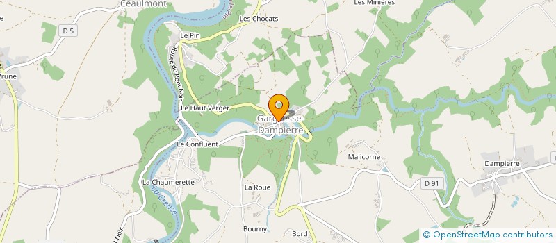localisation de l'entreprise HOTEL RESTAURANT LE GEORGE SAND à GARGILESSE-DAMPIERRE