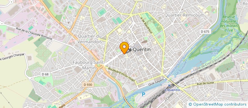 localisation de l'entreprise HOTEL RESTAURANT LE SAINT QUENTIN à SAINT-QUENTIN