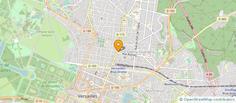 localisation de l'entreprise HOTEL RESTAURANT MONTARGIS à VERSAILLES