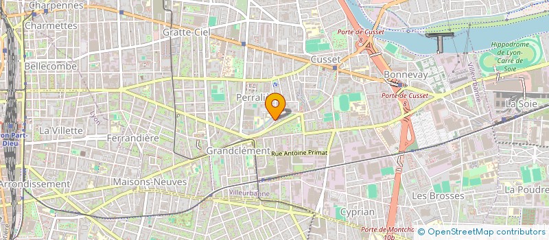 localisation de l'entreprise HOTEL REYTZ à VILLEURBANNE