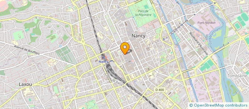 localisation de l'entreprise HOTEL RICHELIEU SARL à NANCY