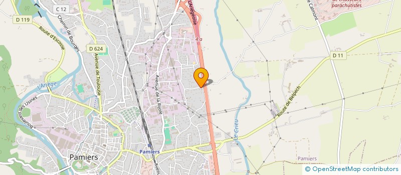 localisation de l'entreprise HOTEL ROCADE  PARIS