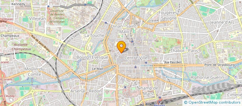 localisation de l'entreprise HOTEL ROMAINVILLE à RENNES