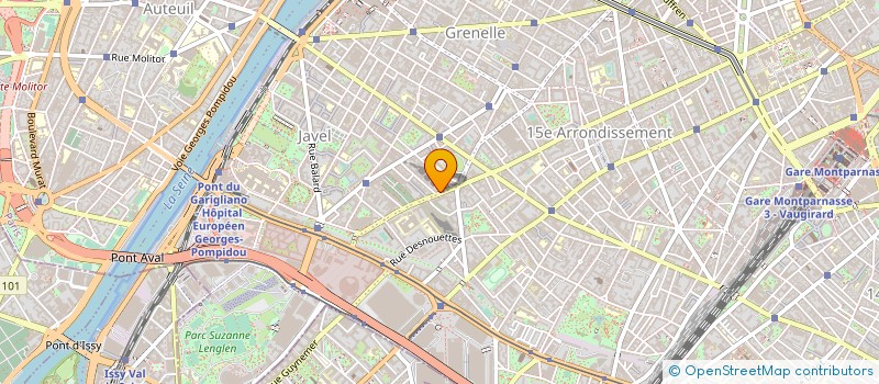 localisation de l'entreprise HOTEL ROYAL LECOURBE  PARIS