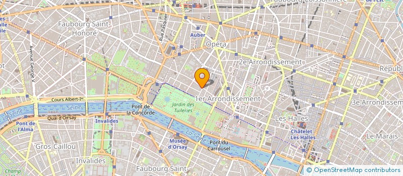 localisation de l'entreprise HOTEL SAINT HONORE  PARIS