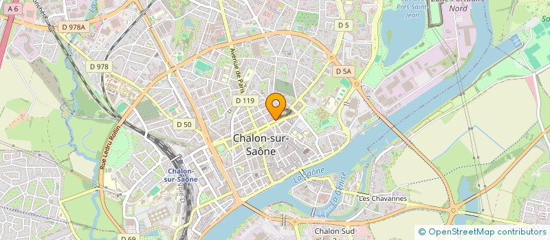 localisation de l'entreprise HOTEL SAINT HUBERT à CHALON-SUR-SAONE