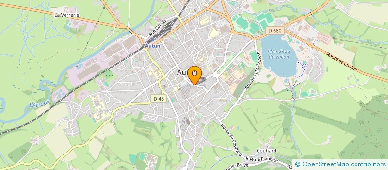 localisation de l'entreprise HOTEL SAINT-LOUIS-RESTAURANT LA ROTONDE  AUTUN