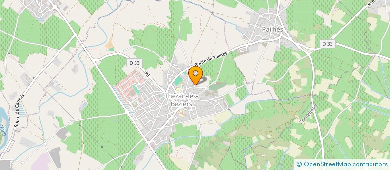 localisation de l'entreprise HOTEL SAINT MARTIN DES CHAMPS  MURVIEL-LES-BEZIERS