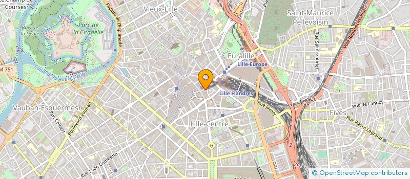 localisation de l'entreprise HOTEL SAINT-MAURICE à LILLE