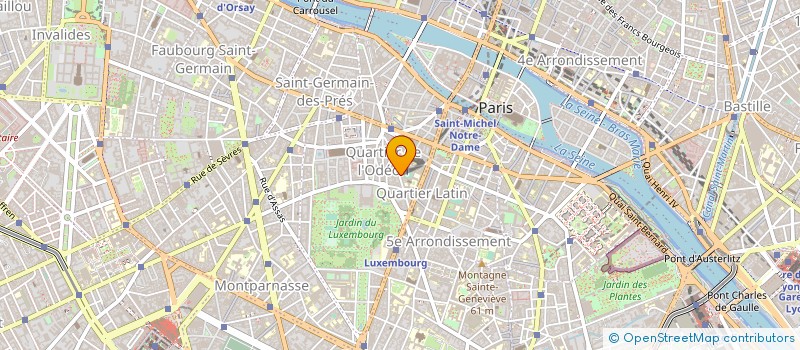 localisation de l'entreprise HOTEL SAINT PAUL  PARIS