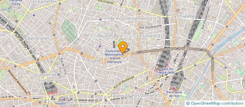 localisation de l'entreprise HOTEL SAINT PIERRE MONTMARTRE  PARIS