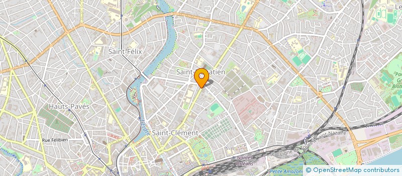 localisation de l'entreprise HOTEL SAINT YVES NANTES à NANTES