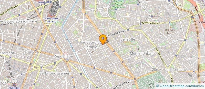 localisation de l'entreprise HOTEL SARIMED  PARIS