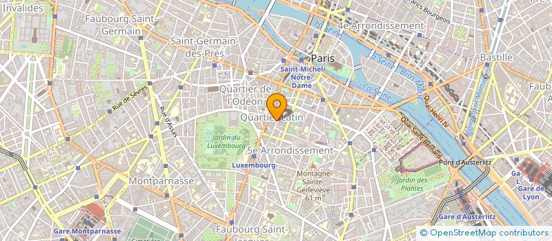 localisation de l'entreprise HOTEL SELECT  PARIS