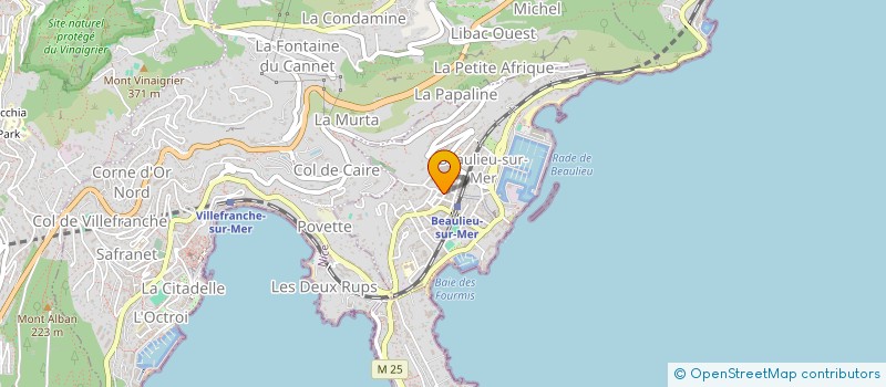 localisation de l'entreprise HOTEL SELECT à BEAULIEU-SUR-MER