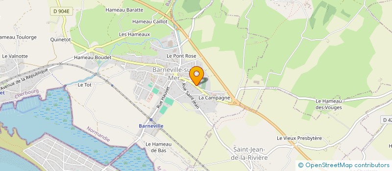 localisation de l'entreprise HOTEL SOMMELIER à BARNEVILLE-CARTERET