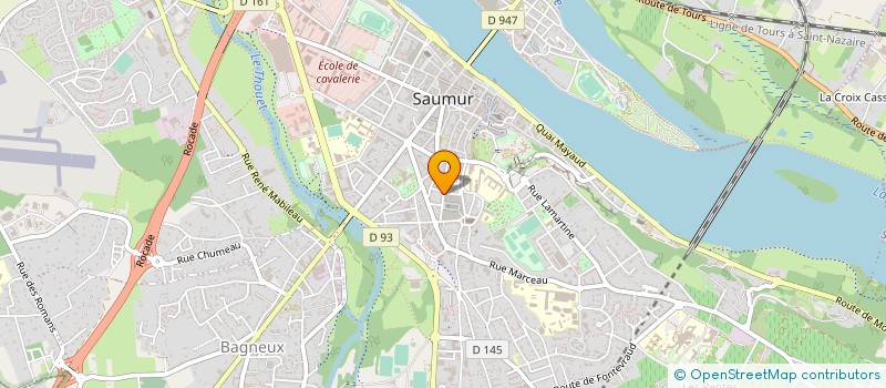 localisation de l'entreprise HOTEL ST PIERRE à SAUMUR