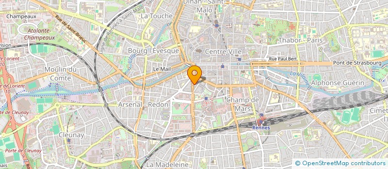 localisation de l'entreprise HOTEL STE LUCE à RENNES