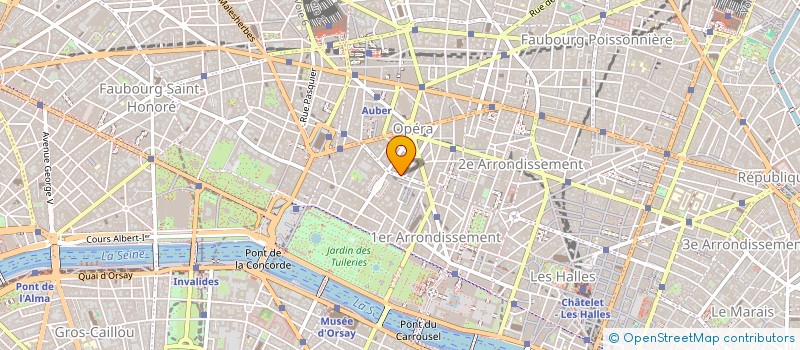 localisation de l'entreprise HOTEL STENDHAL  PARIS