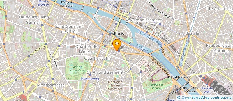 localisation de l'entreprise HOTEL STUDIA  PARIS