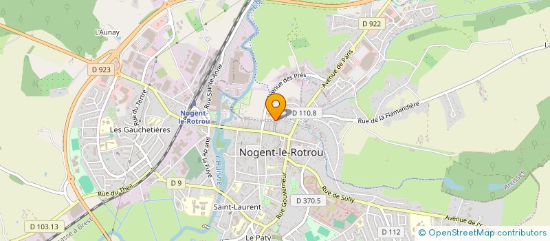 localisation de l'entreprise HOTEL SULLY  NOGENT-LE-ROTROU