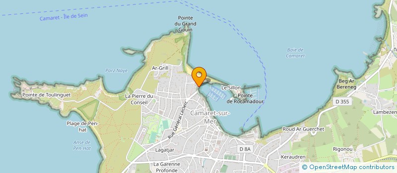 localisation de l'entreprise HOTEL THALASSA à CAMARET-SUR-MER