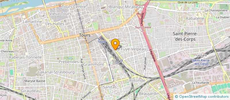 localisation de l'entreprise HOTEL TOURS GARE 2017  TOURS