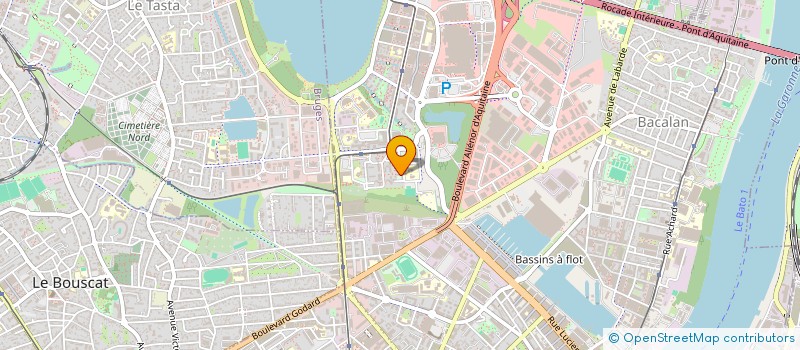 localisation de l'entreprise HOTEL TOURS NORD  BORDEAUX