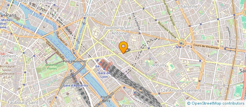 localisation de l'entreprise HOTEL TRIANON  PARIS