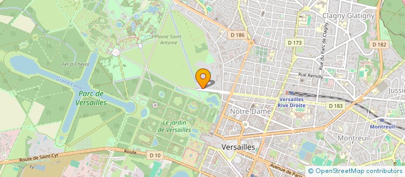 localisation de l'entreprise HOTEL TRIANON DE VERSAILLES à VERSAILLES