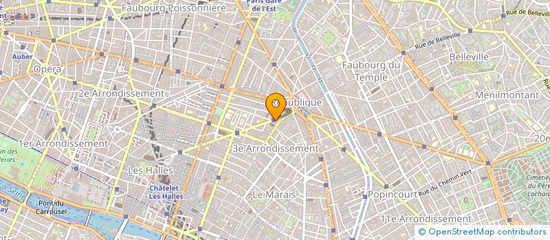 localisation de l'entreprise HOTEL TURGOT à PARIS