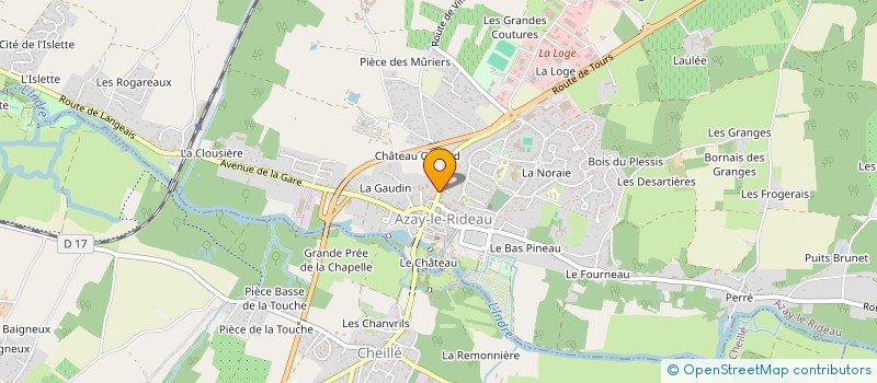 localisation de l'entreprise HOTEL VAL DE LOIRE à AZAY-LE-RIDEAU