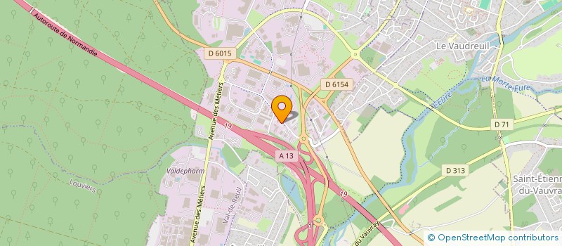 localisation de l'entreprise HOTEL VAL DE REUIL  VAL-DE-REUIL