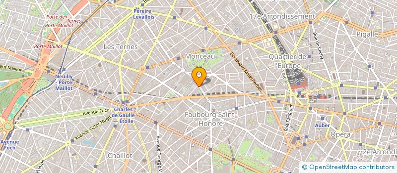 localisation de l'entreprise HOTEL VERMONT à PARIS