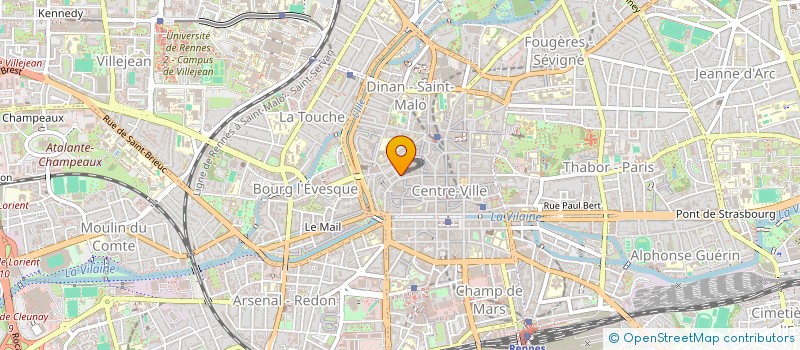 localisation de l'entreprise HOTEL VILLEJUIF ARAGON à RENNES