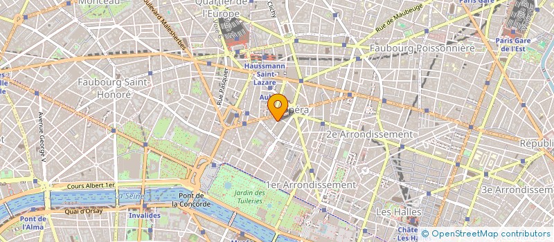 localisation de l'entreprise HOTEL VOLNEY OPERA  PARIS