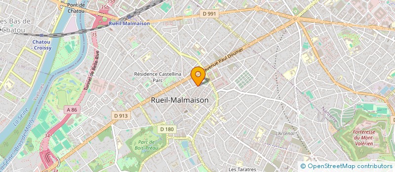 localisation de l'entreprise HOTEL WANGUAN à RUEIL-MALMAISON