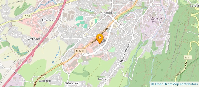 localisation de l'entreprise HOTELIERE ANNECY à ANNECY