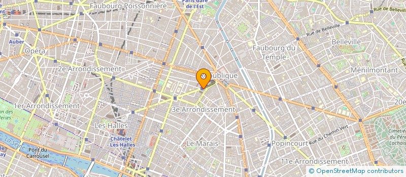 localisation de l'entreprise HOTELIERE ANOU II  PARIS