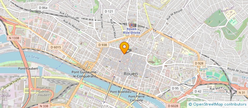 localisation de l'entreprise HOTELIERE ATHENA à ROUEN