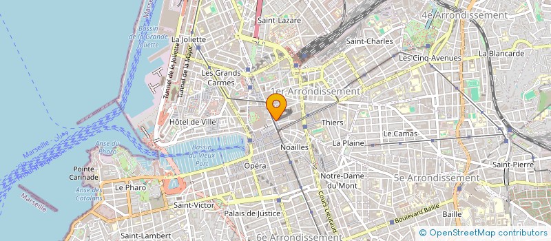 localisation de l'entreprise HOTELIERE BELSUNCE BOURSE à MARSEILLE
