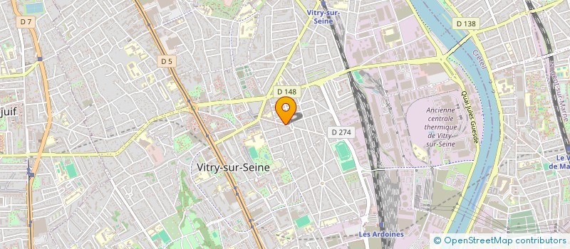localisation de l'entreprise HOTELIERE BRESCIA à VITRY-SUR-SEINE