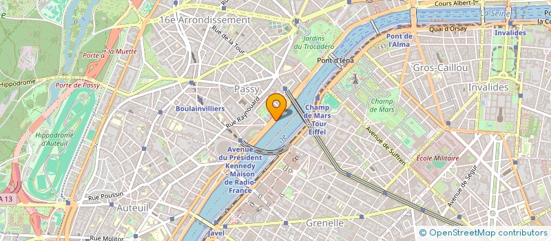 localisation de l'entreprise HOTELIERE C.L.M  PARIS