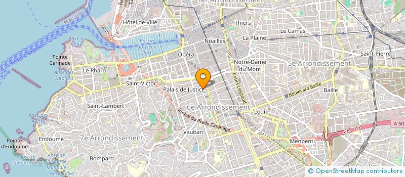 localisation de l'entreprise HOTELIERE CAPI PARIS RYH  MARSEILLE